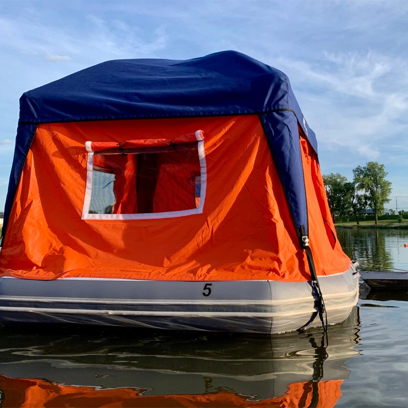 Venta caliente portátil plegable Aqua Camping Carpa balsa flotante inflables