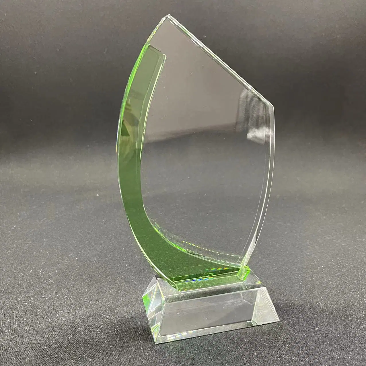 Crystal Glass New Red Awards Trophy