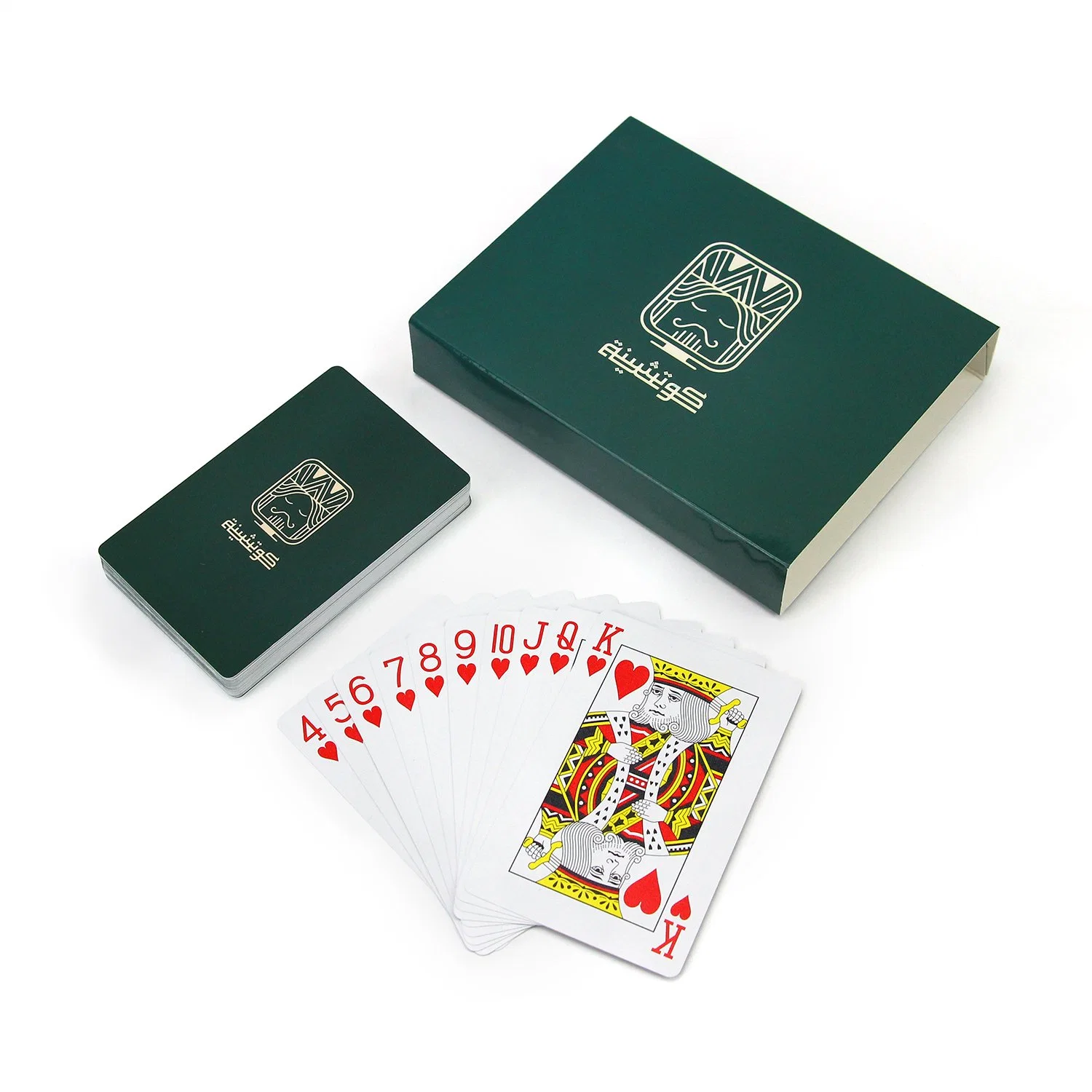 Amostra grátis Design personalizado o seu logotipo impresso PVC plástico impermeável Poker jogando baralho