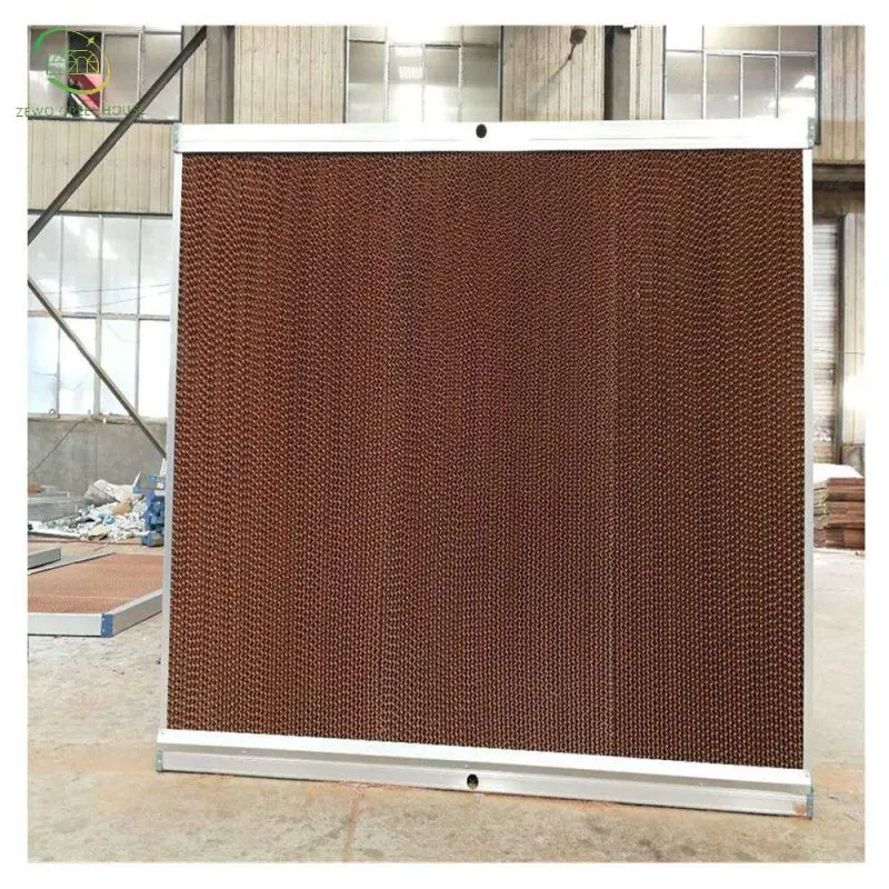 High Efficiency Honeycomb Cardboard Kind Wet Curtain Evaporative Cooling Pad