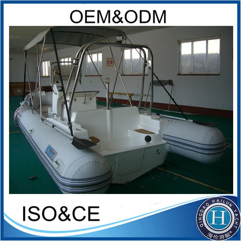 PVC / Hypalon Tube Small Aluminum Rib Boat for Sale