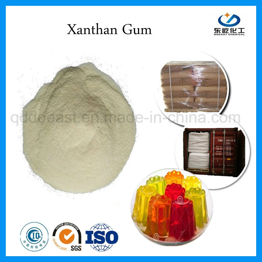 Usos del Gum de Xanthan en alimentos grado CAS 11138-66-2 80mesh 200 Malla (DEC)