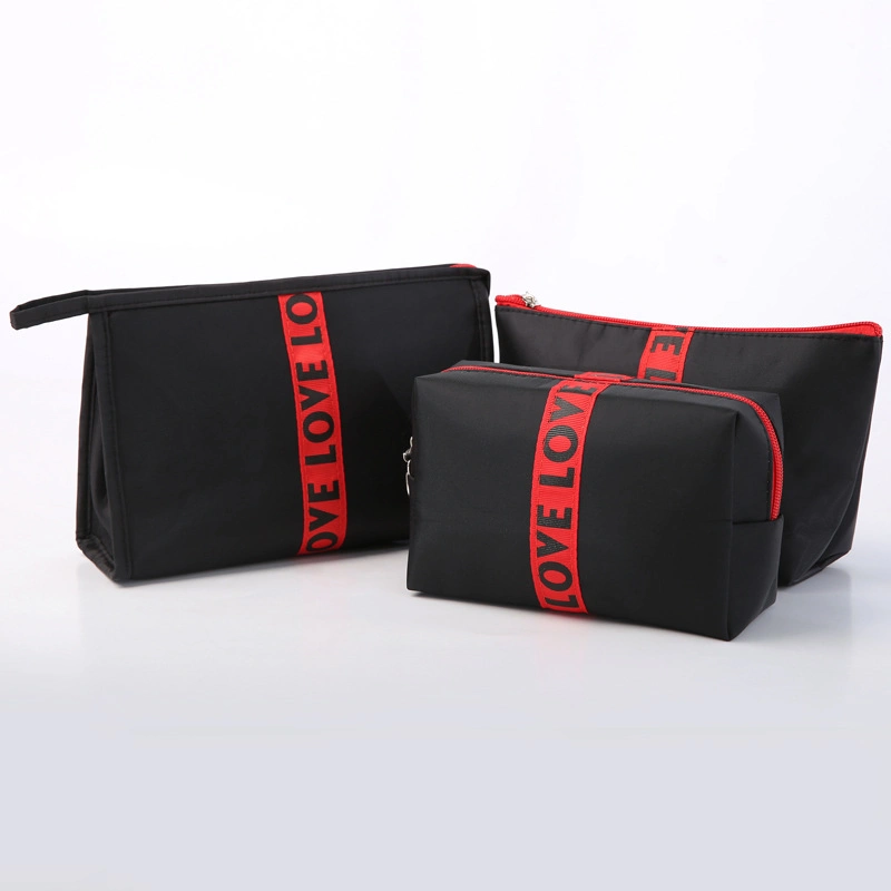 Wholesale/Supplier Toilet Storage Makeup Bag Women Clutch Makeup Bag Travel 3PCS Cosmetic Bag Set 2021