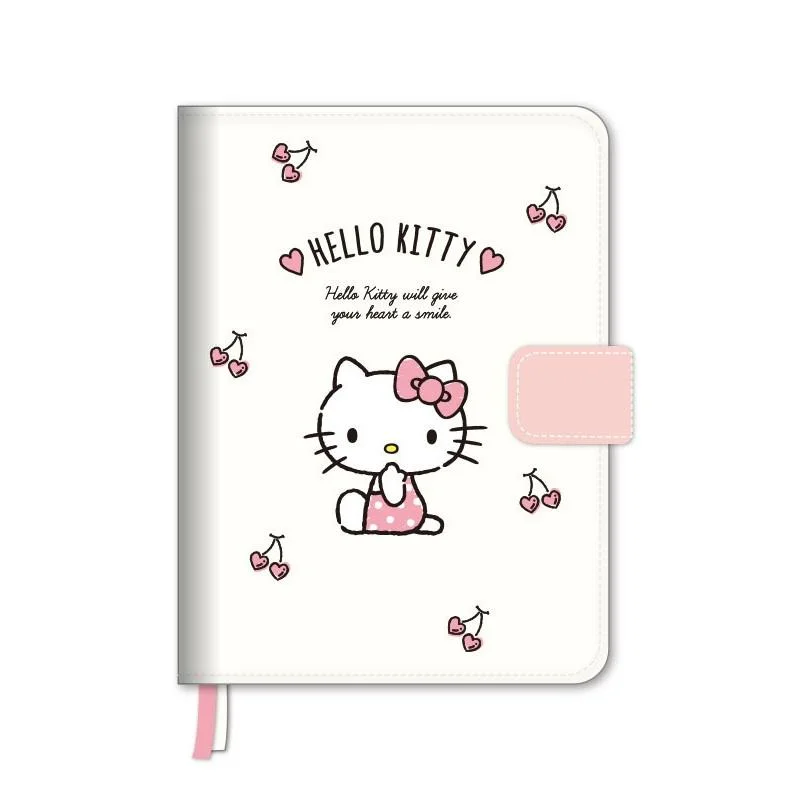 Kawaii Cute Cartoon Bloc de notas de cuero fresco pequeño diario para llevar con usted mano Cuadernos de contabilidad