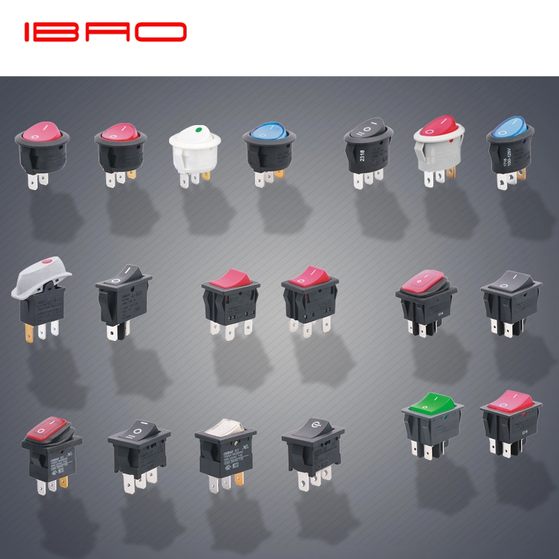 4 Pin Ship Type Switch Waterproof on off Rocker Switch High Performance Durable Quality Assurance