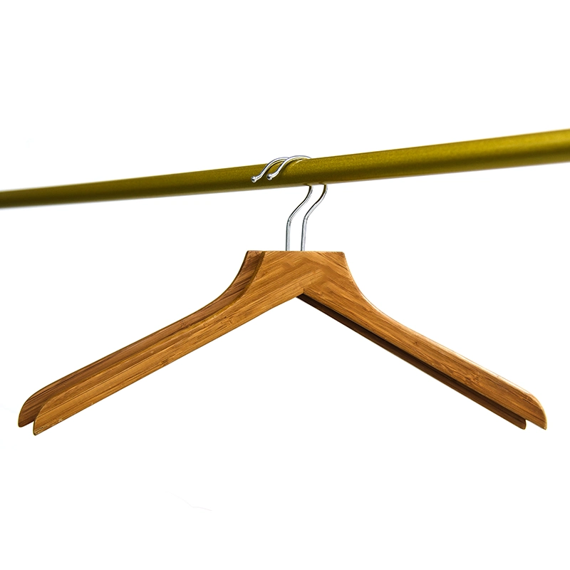 شعار الشيف الخيزران "Eoncred Bamboo Hanger" الصديق للبيئة "Coat Hanger" المخصص