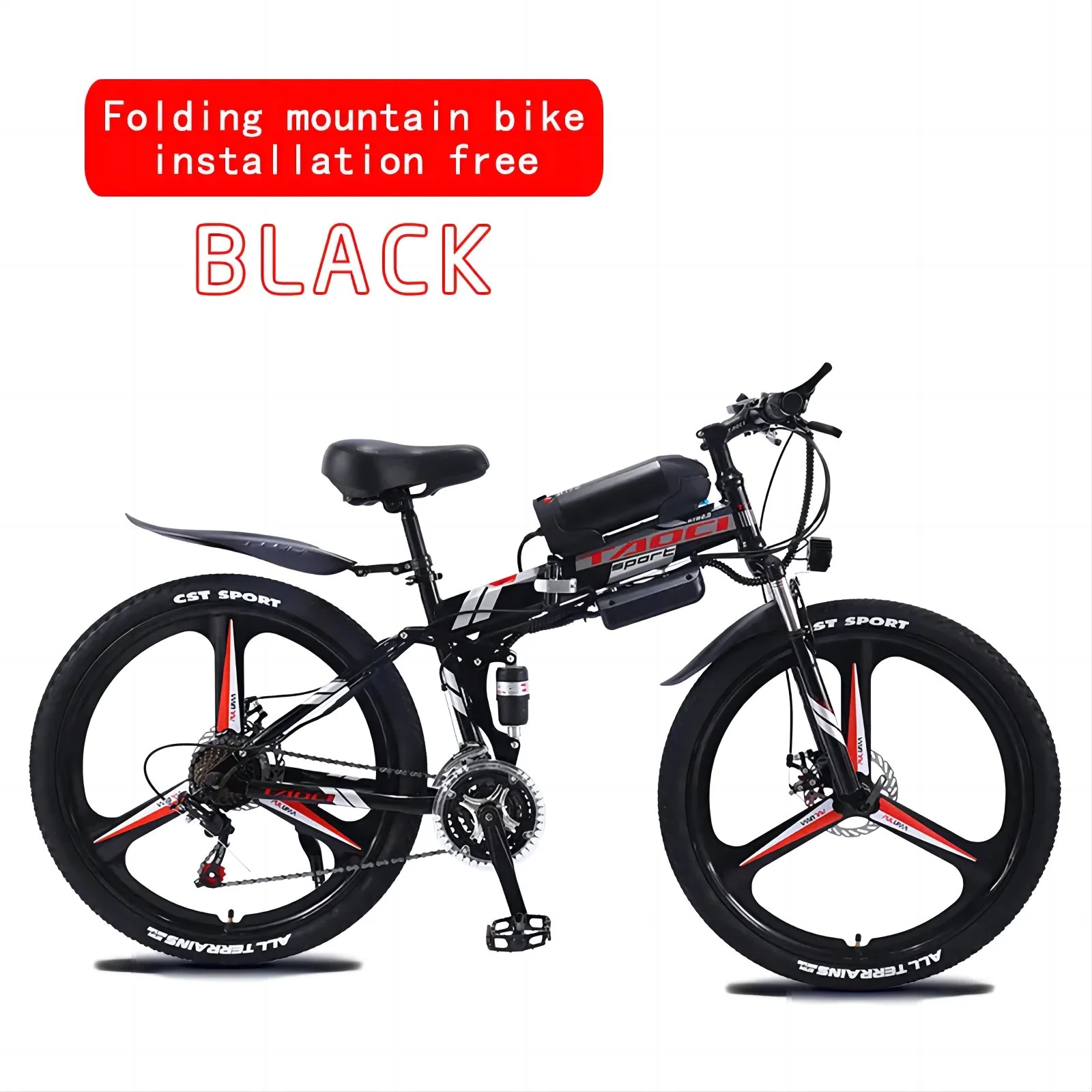 2023 Cheap bicyclette à moteur électrique pliant pliable Dirt Bike Ebikes électrique pour adulte