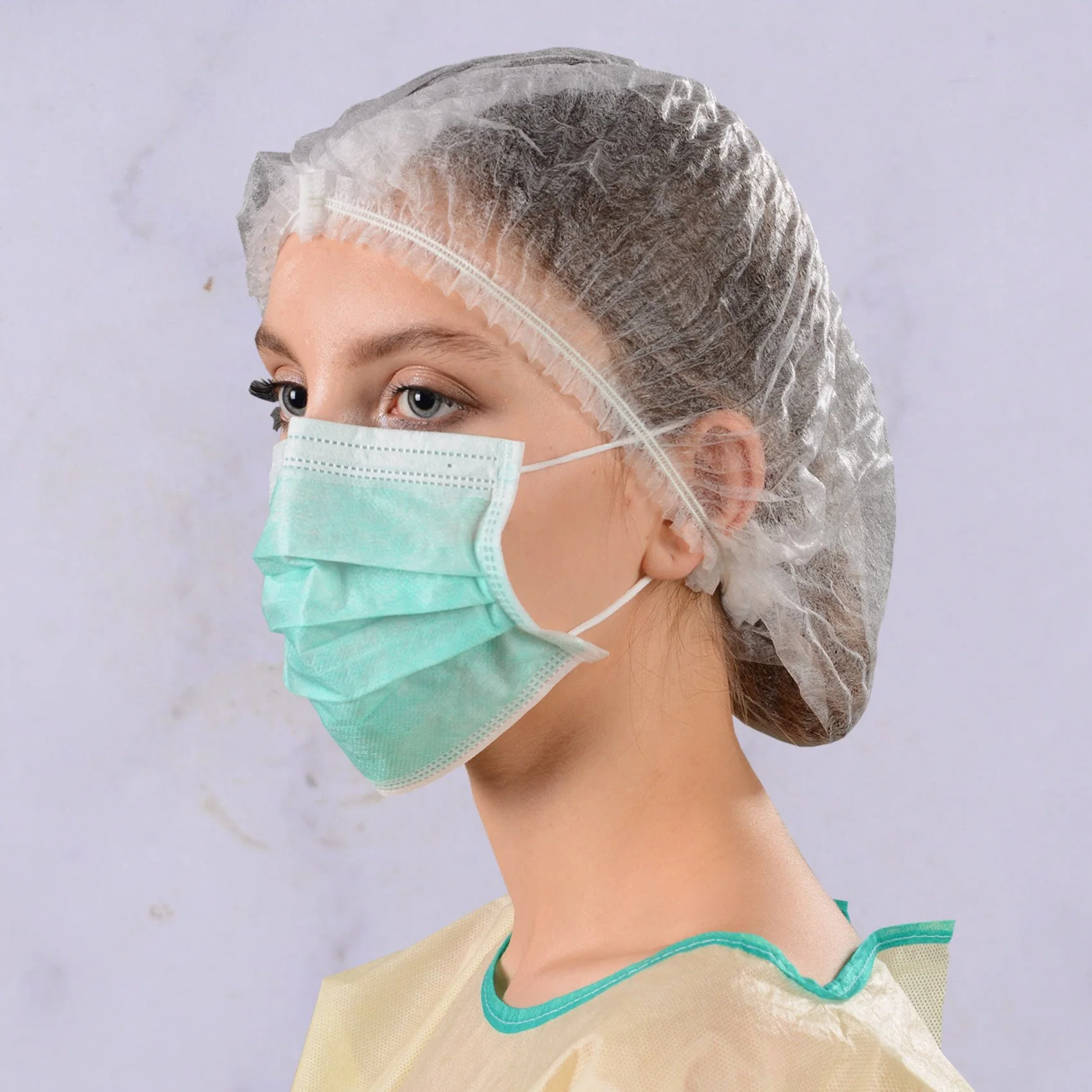 Disposable Nonwoven Face Mask with Earloops in CE Approved From Topmed