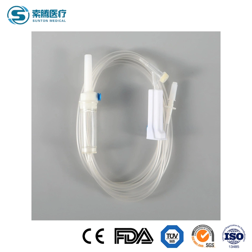 Disposable IV Medical Ordinary Infusion Set with Needle CE, ISO with Filter Luer Slip/Lock Intravenous Drip Chamber Type