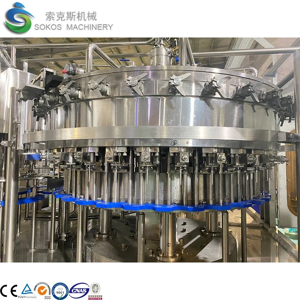 Hot Sale Carbonated Full Automatic Soft Drink Filling Machines Production Line Soda Water Tin Beer Pop Aluminium Can Filling Machine