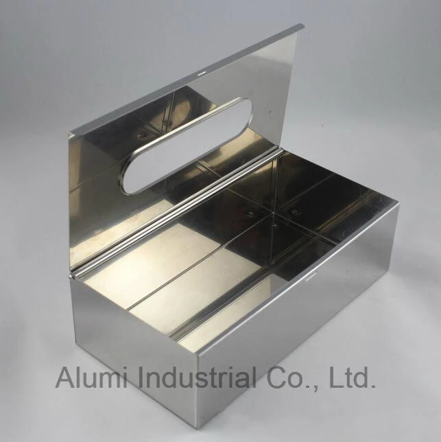 Tissue Box Cover 304, 201 Stainless Steel Hotel Rectangle Tissue Box