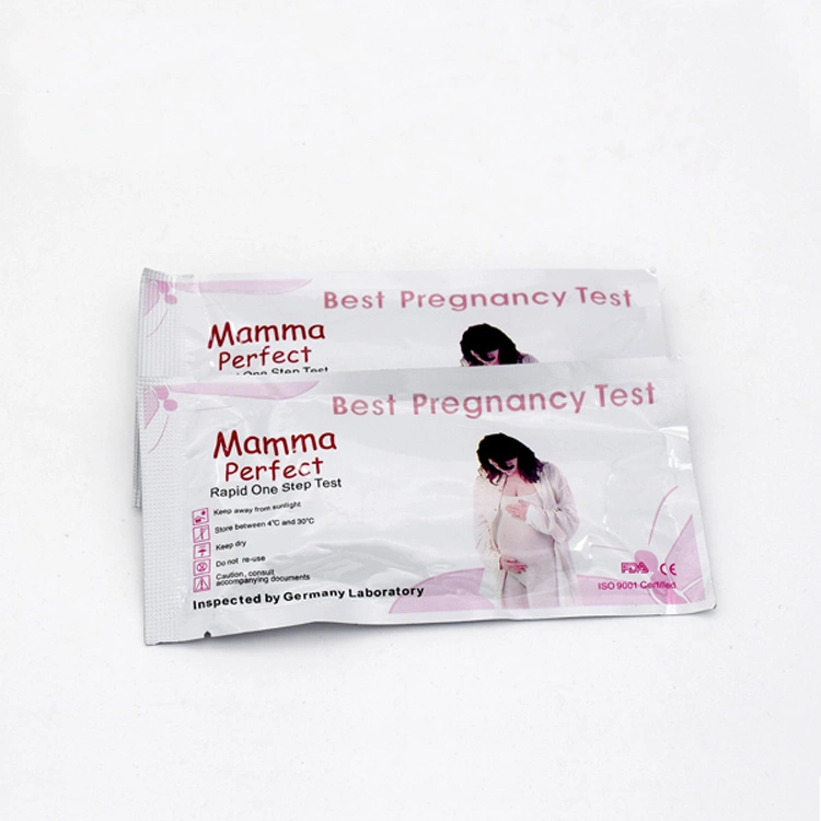Wholesale/Supplier HCG Colloidal Gold Rapid Test Pregnancy Test Midstream/Card
