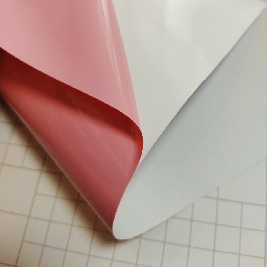 Vinilo de color rosa suave sólido PVC Lettering Vinyl LC0812