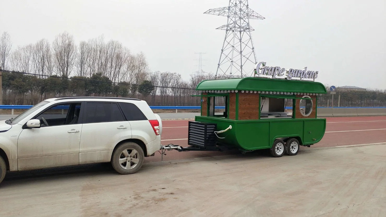 Más Vendidos móviles Camión coche restaurante Mini Caravana