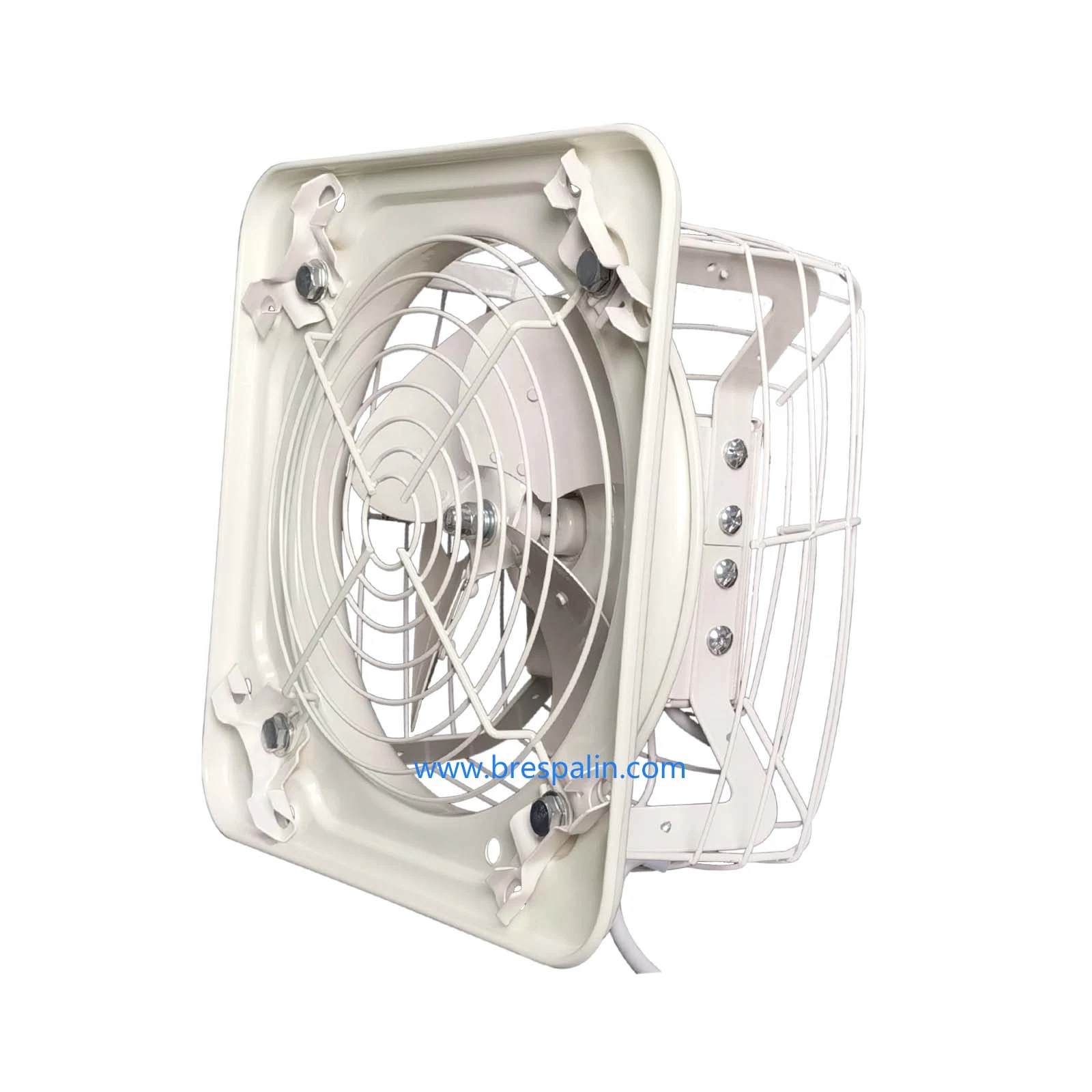 Water-Resistant Square Metal Industrial Exhaust Fan - Protects Electrical Components From Moisture Damage