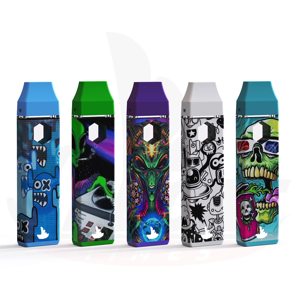 1mL/ 2ml geätzte Heizung Spule Vape Pod China Großhandel/Lieferant Custom Vaporizer 300mAh Batterie USB C Laden Sie Dick Öl Best Rosin Einweg-Vape Pen