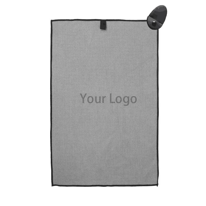 Golf Towel Magnetic Microfiber Waffle 3D Embroidery Logo Custom