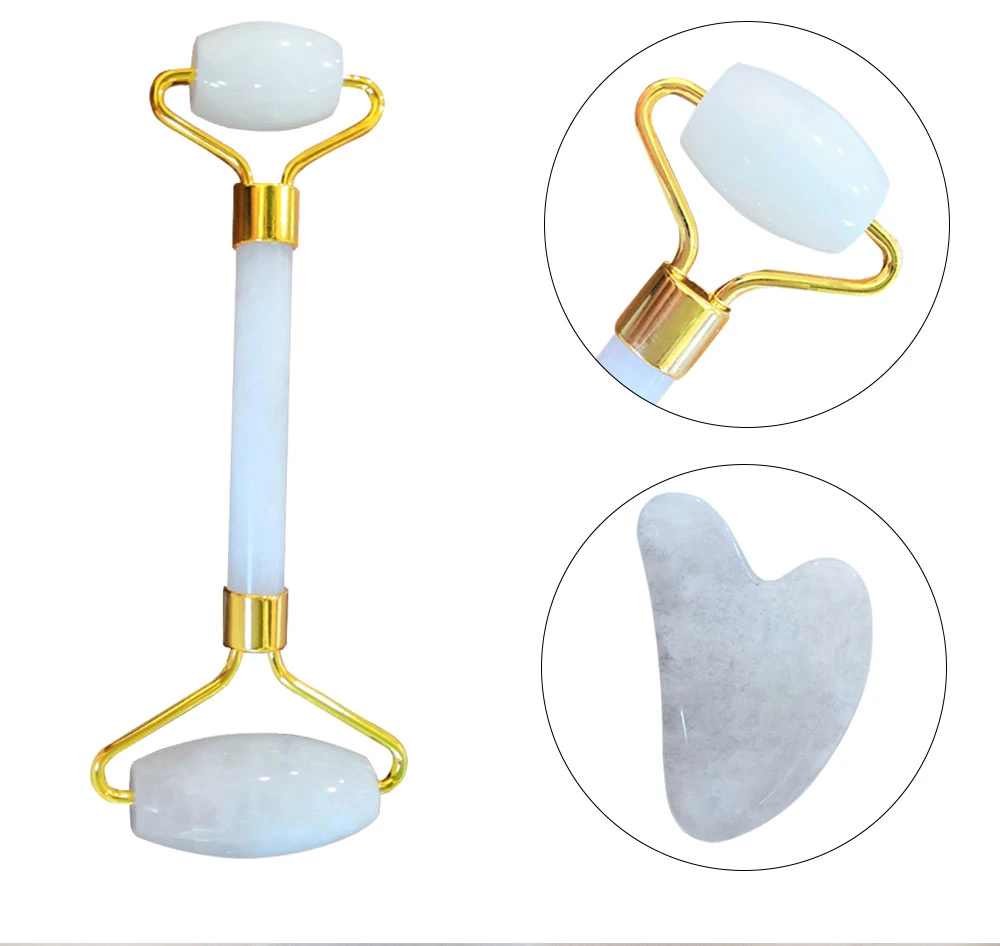 OEM Available Cool Feeling Jade Roller Gua Sha Set