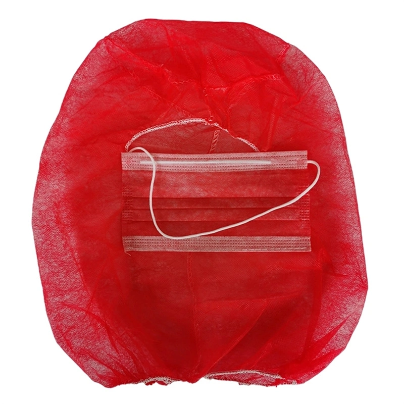 Disposable PP Non-Woven Medical Cap Astro Cap with Face Mask