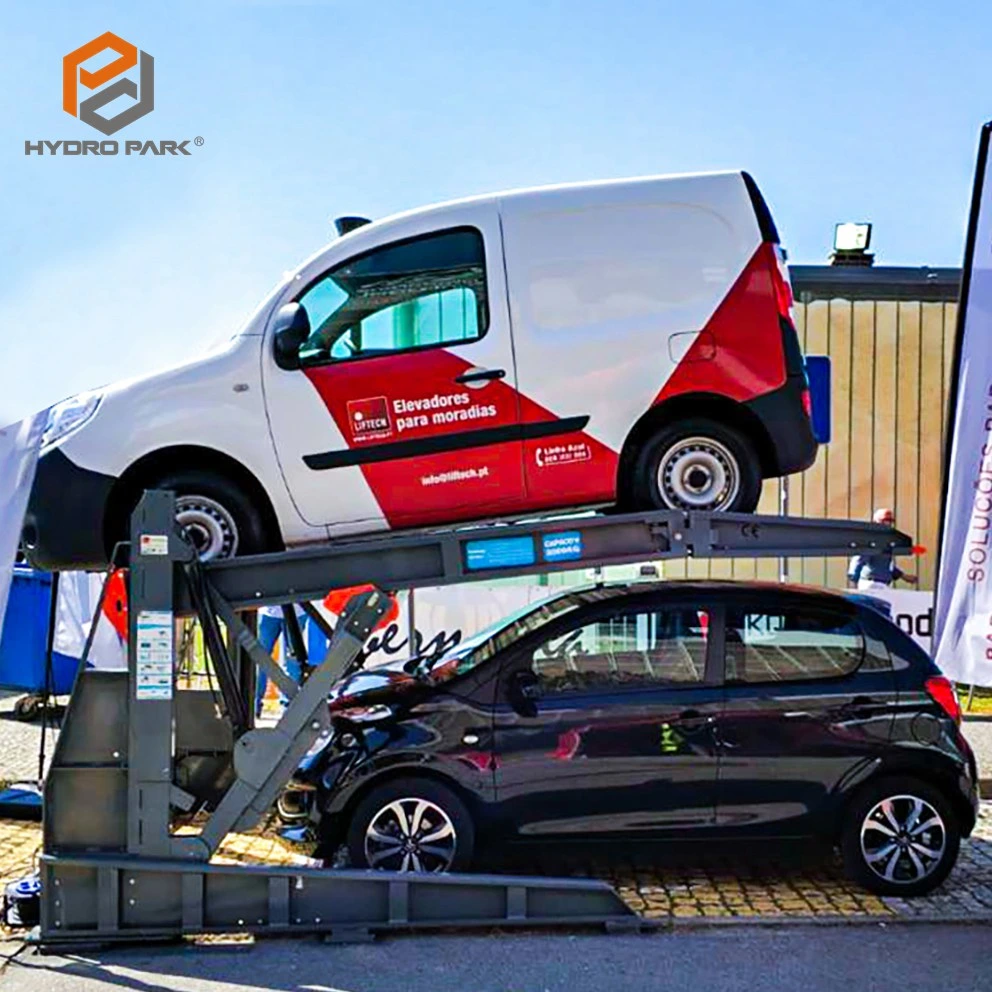 2 Post Tilting Auto Parking Lift Car Parking System