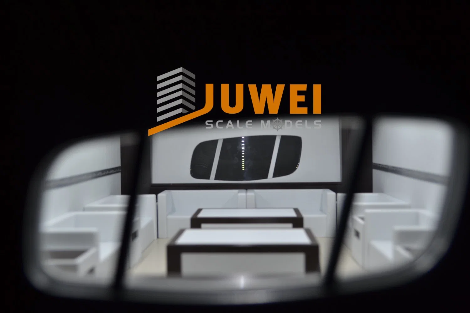 High Detailed Yacht Scale Model with Lighting Effects (JW-09)