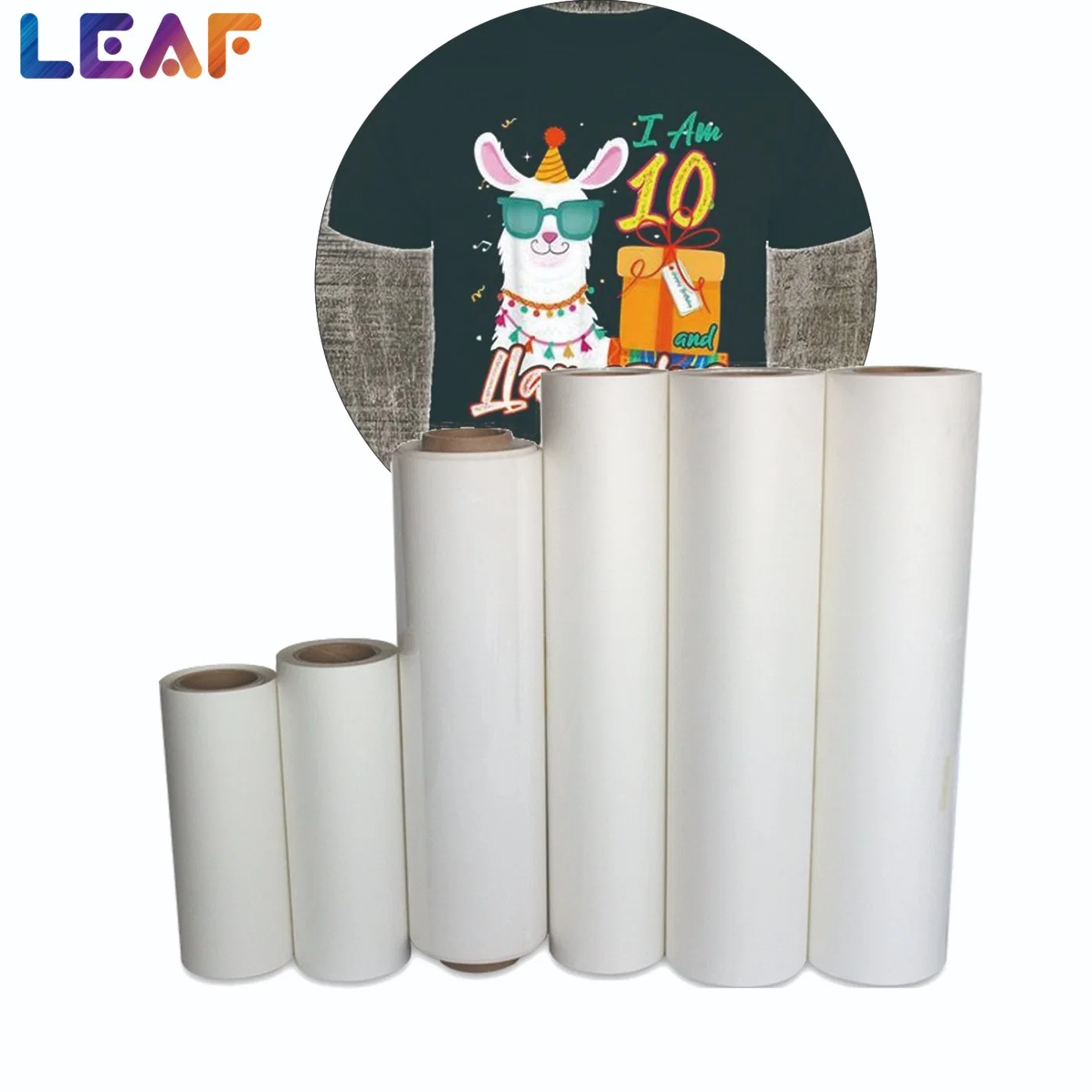 LEAF Roll Print dtf pet film Hot Peel A3 30cm 60 cm Printing Pet Film Dtf For DTF Printer