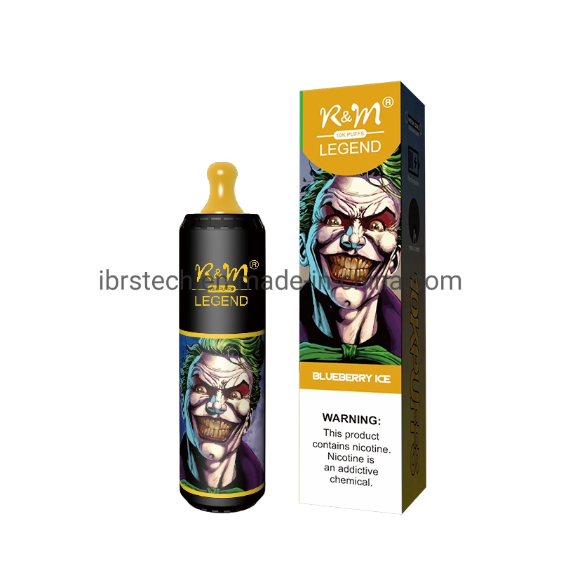 Mayorista/Proveedor de la fábrica de la leyenda de R&amp;M a 10K bocanadas Vape Puff desechables 20ml de líquido e Cigaretten electrónicos dispositivo pod