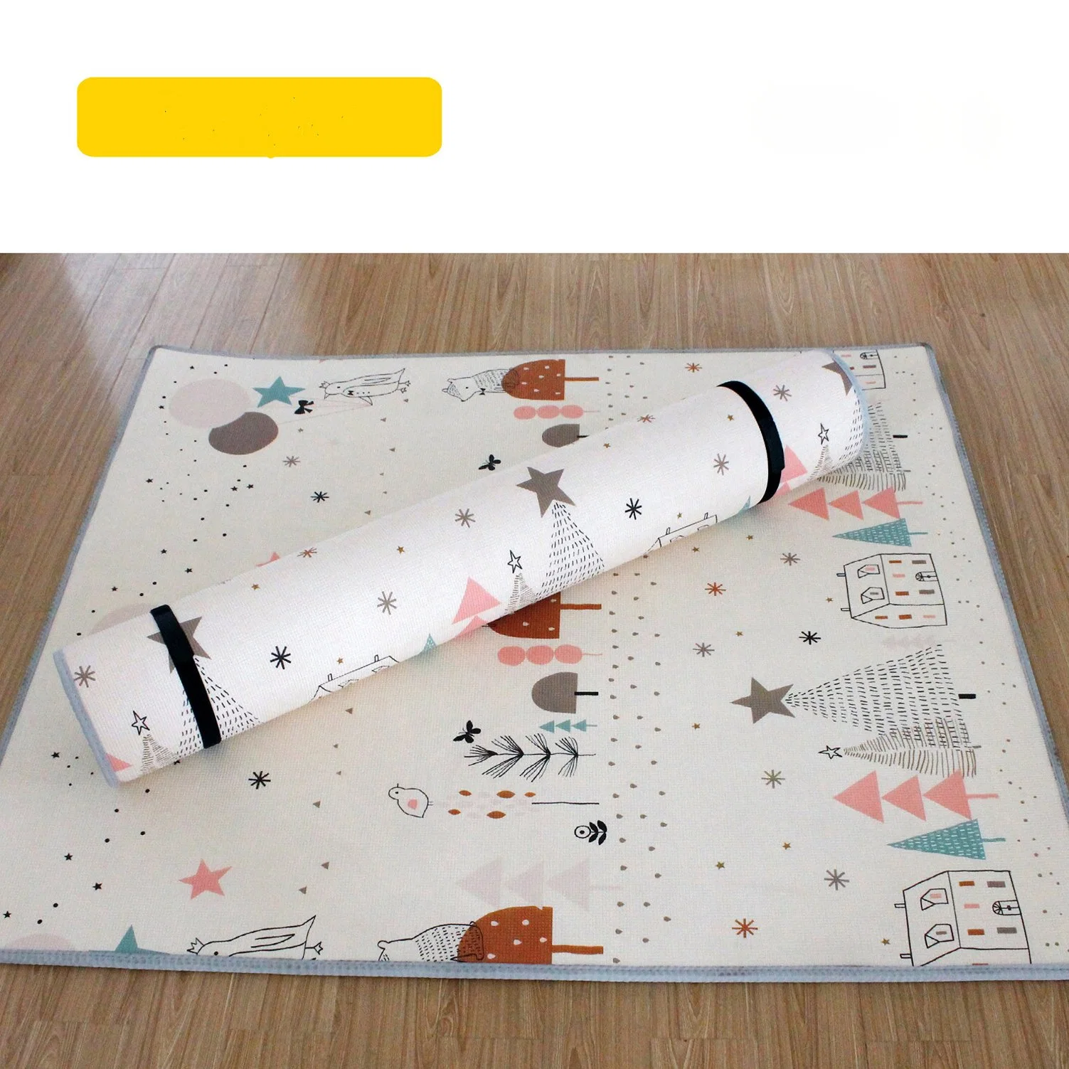 180*200cm 72*80 Inch XPE Foam Baby Crawl Play Mat Non-Toxic BPA Free Reversible Cartoon Design Kids Infant Playmat with Wholesale/Supplier to Amazon