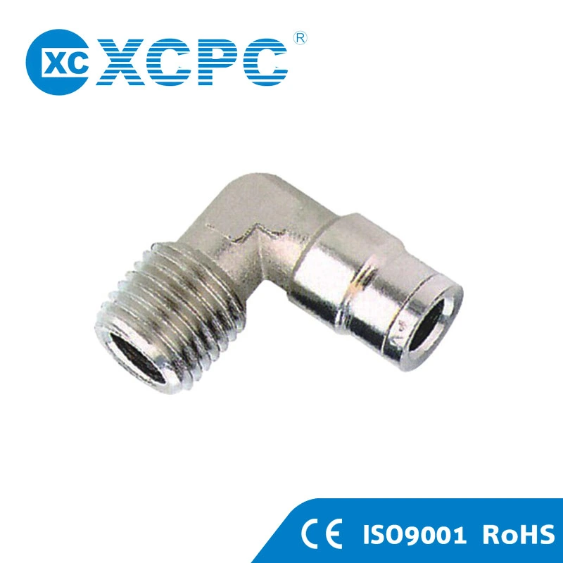 Mnse Metal Pneumatic Tube Fittings Metal Push in Fitting