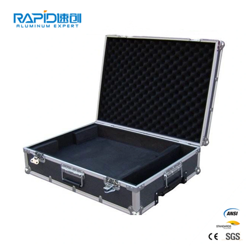 Transporte Aéreo de alumínio Ferramenta rodoviários transportar equipamento DJ caso de rack
