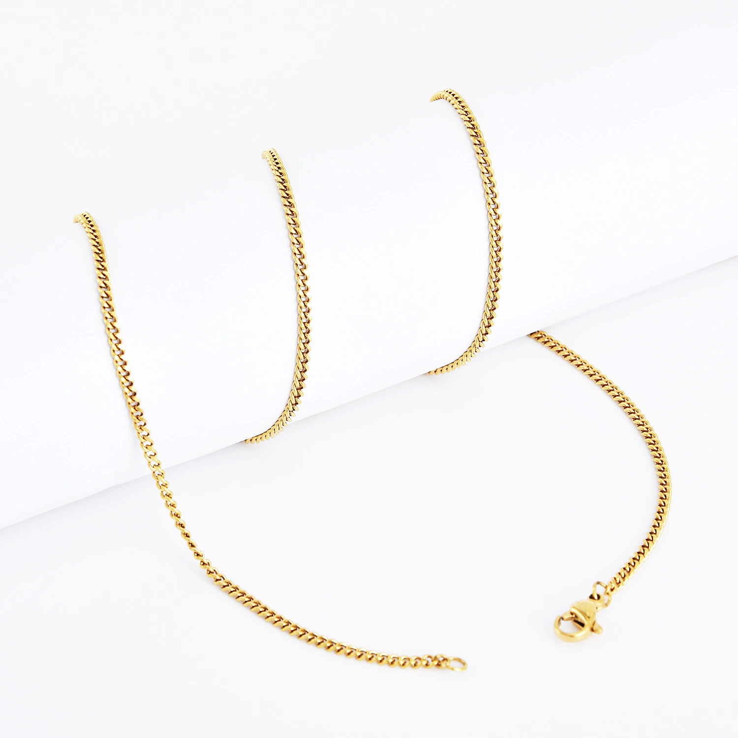 New Arrive Fashion Jewellery Polish Curb Chain Fro Girls