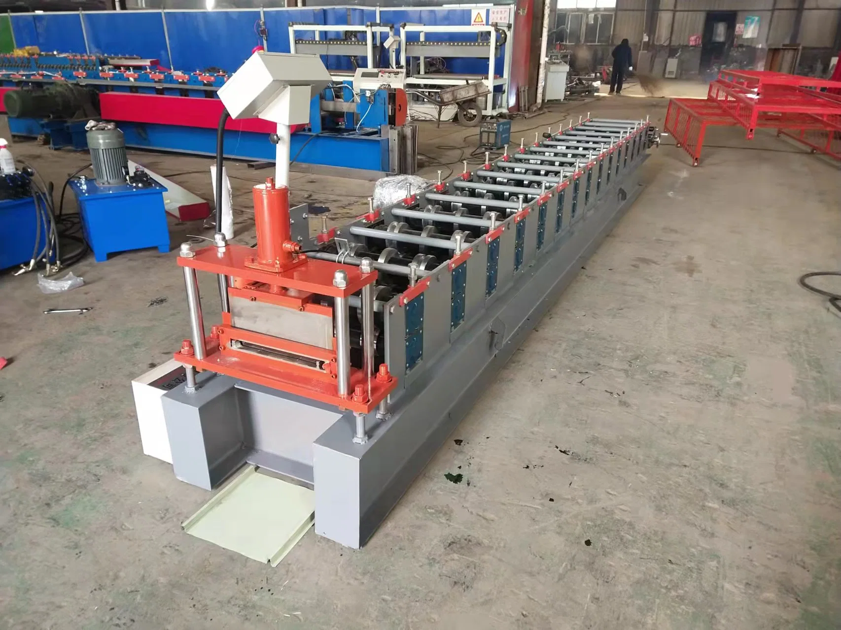 Standing Seam Self Lock Roofing Sheet Roll Forming Machine Product Line