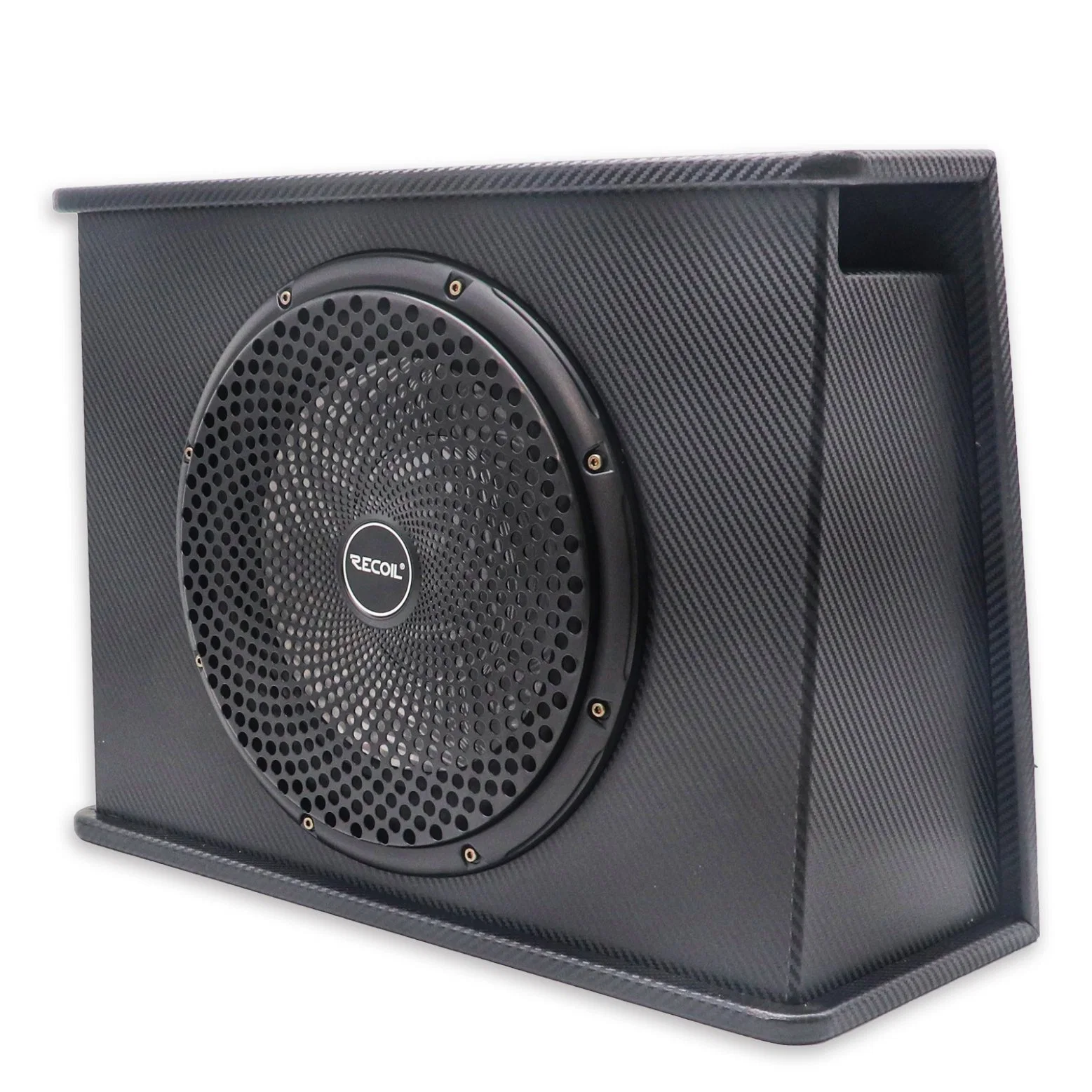 Edge Sws10 10pulgadas 600W Slim portado Gabinete Subwoofer activo con la instalación de kits de cableado