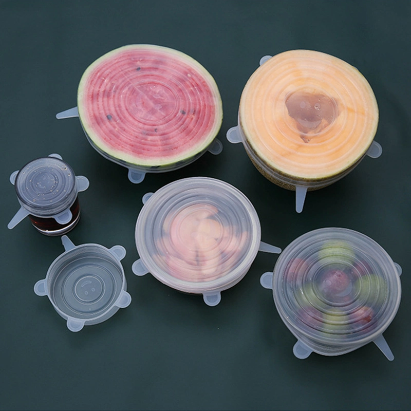 FDA Approved Airtight Bowl Covers Silicone Stretch Storage Container Lids