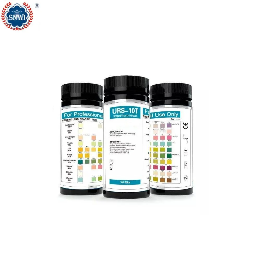 3V 10CF Parameters Glucose Creatinine pH تحليل البول عدوى البول أشرطة الاختبار