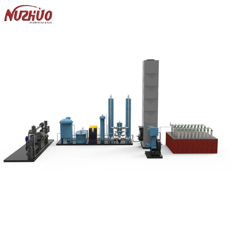 Nuzhuo 99.7% Purity O2 Production Cryogenic Oxygen Gas Production Plant