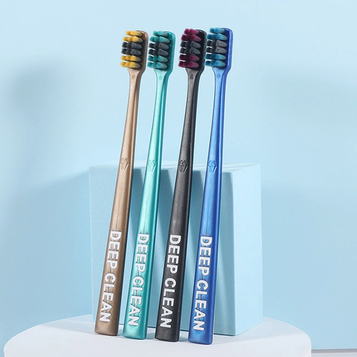 Free Sample Ultra Soft Bristle Small Brush Head Adult Toothbrush