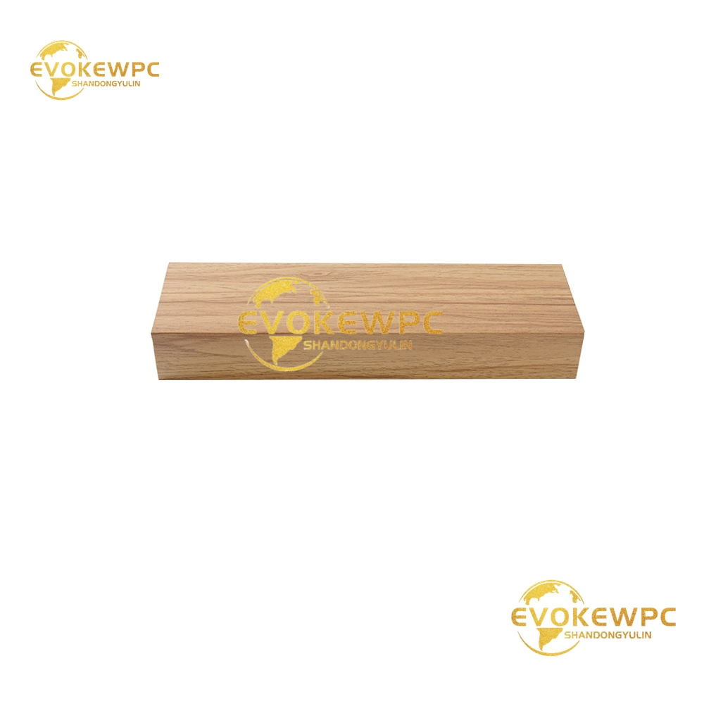Evokewpc fácil instalación WPC tubo de madera Interior de plástico decorativo de madera Compuesto