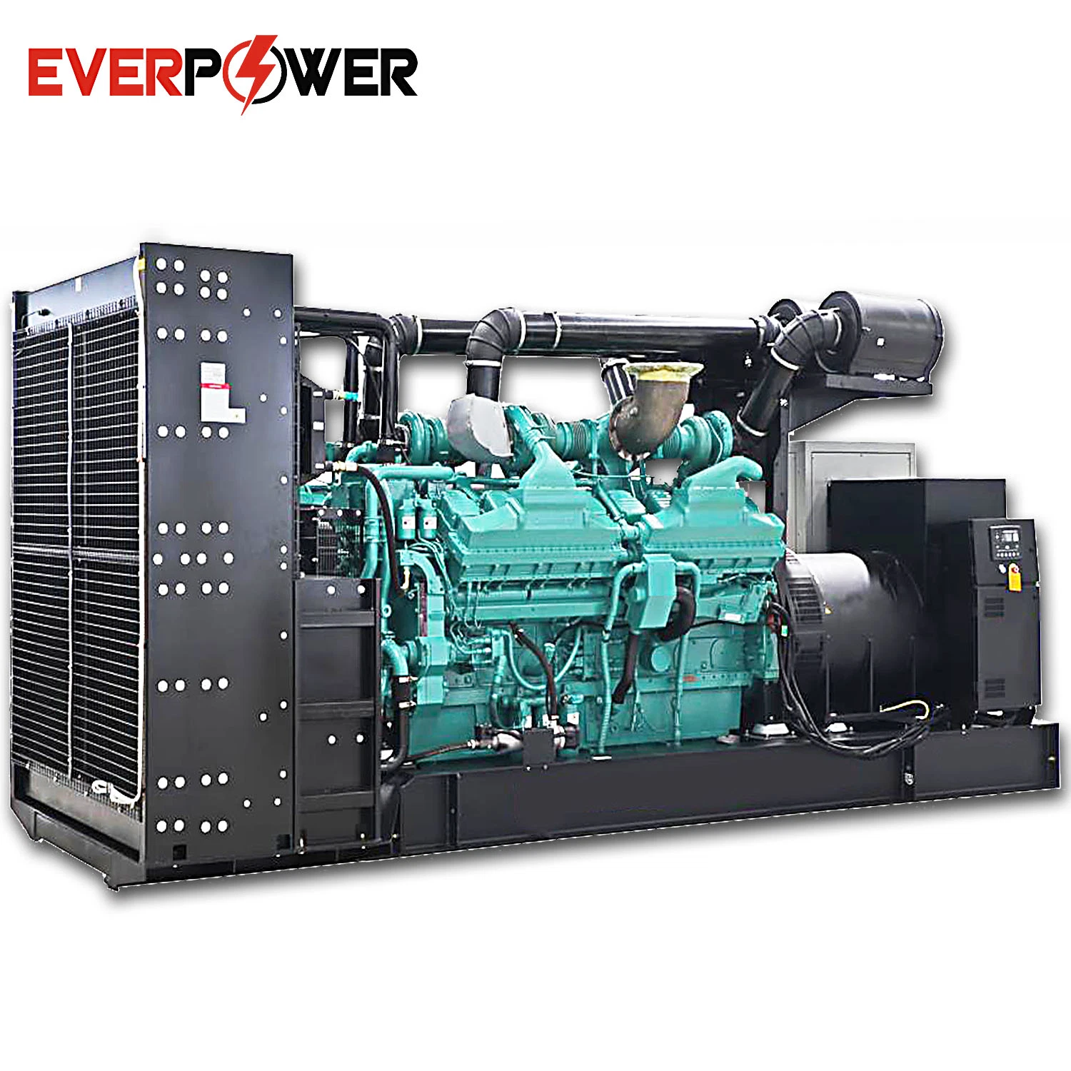 10KVA~2500kVA Grupo Electrógeno eléctrico Cummins Open Silent Diesel Power Genset Perkins Weichai Baudouin Volvo MTU Mitsubishi Yuchai FAW Engines Factory Precio