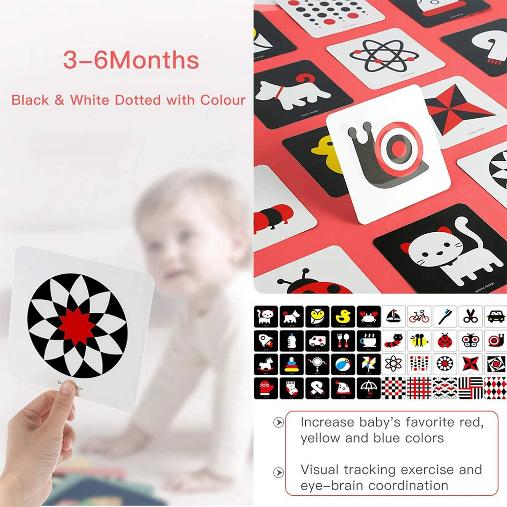 Colour Saturated Learning Cards for Babies