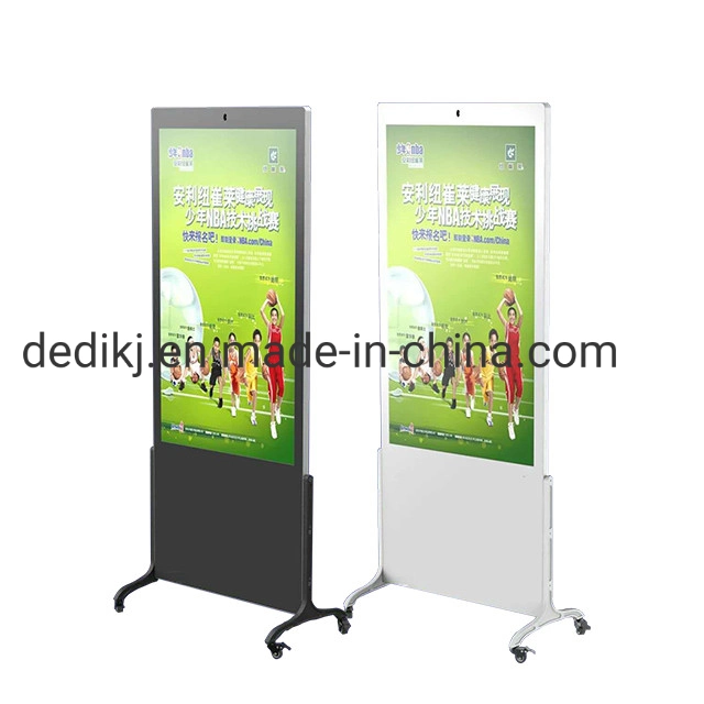 Tipo de suelo de Android con pantalla táctil LCD Digital Signage quiosco Totem Reproductor Publicidad Soporte de pantalla