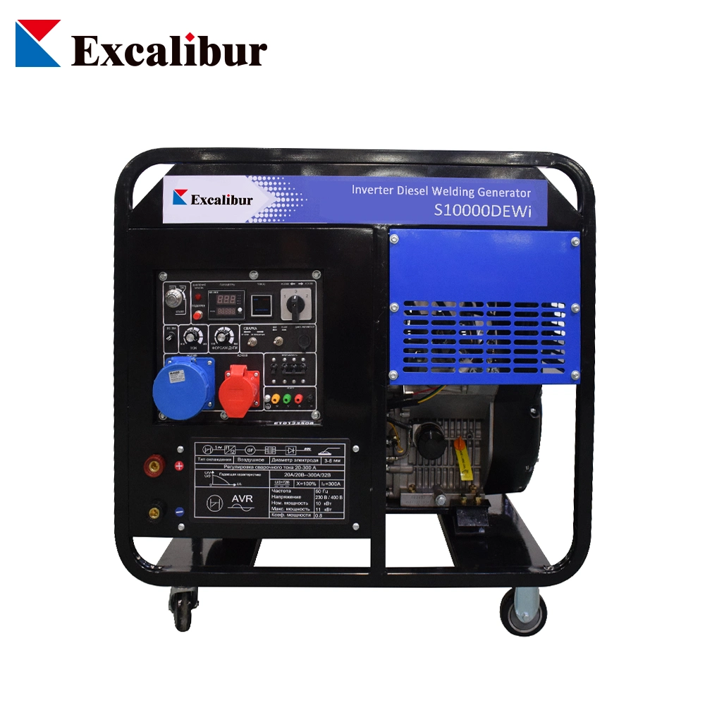 Air Cooled Engine Welding Function Open Frame Diesel Inverter Generator