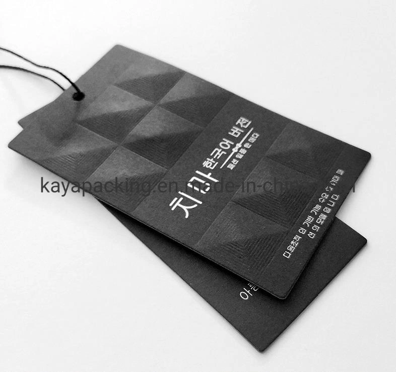 Fashion Swing Tags Garment Lanyard Hang Tag New Arrival Custom Art Design