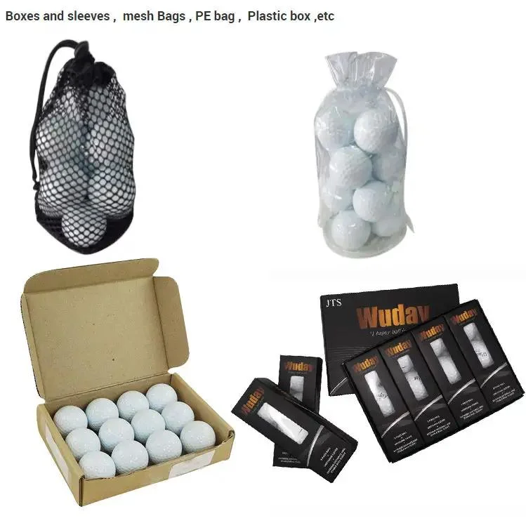 Factory Direct Sale 2 Layer Plain Urethane Golf Balls High Spin Golf Balls Set for Golfer