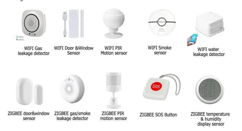 ZigBee Smart Home Temperatur- und Feuchtigkeitssensor Echtzeitwahrnehmung