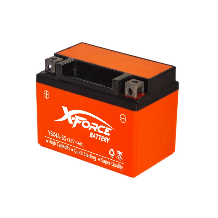 High Performance 12V 4A Sealed Maintenance-Free Motorcycle Battery