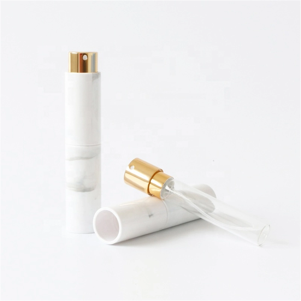 Pocket Small Empty Spray Aluminum Atomizer Refillable Perfume Glass Bottle in Stock