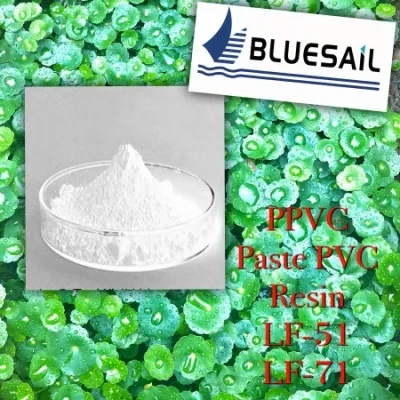 Bluesail Paste PVC Resin EPVC Lf-51 Lf-71 Ppvc Manufacture