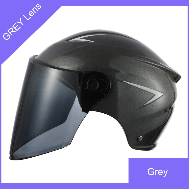 Professionelle Produktion Hochwertige Günstige Four Seasons Universal Headset Helm Outdoor Ride Long Lens Sicherheit Half Helm Motorrad Helm Anpassbar Logo