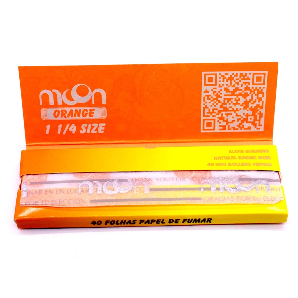 Moon Flavored Red 1 14 Orange Smoking Rolling Paper